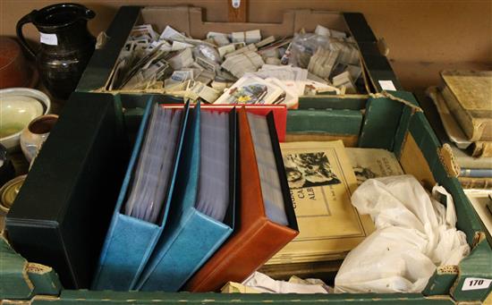 2 boxes of cigarette cards